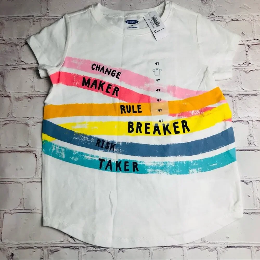 Old Navy Toddler Short Sleeve Graphic Tee 4T